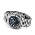 Breitling Chronomat B01 42mm Blue Dial Silver Steel Strap Watch for Men - AB0134101C1A1