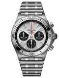 Breitling Chronomat B01 42mm Silver Dial Silver Steel Strap Watch for Men - AB0134101G1A1