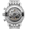 Breitling Navitimer B01 Chronograph 43 Black Dial Silver Steel Strap Watch for Men - AB0138211B1A1
