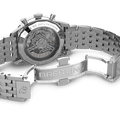 Breitling Navitimer B01 Chronograph 43 Black Dial Silver Steel Strap Watch for Men - AB0138211B1A1