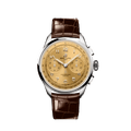 Breitling Premier B09 Chronograph 40 Beige Dial Brown Leather Strap Watch for Men - AB0930F51H1P1