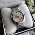 Gucci GG2570 Silver Dial Silver Steel Strap Watch For Men - YA142308