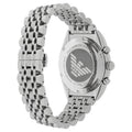 Emporio Armani Franco Black Dial Silver Steel Strap Watch For Men - AR0373