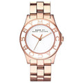 Marc Jacobs Blade White Dial Gold Steel Strap Watch for Women - MBM3075