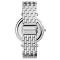 Michael Kors Darci Orange Dial Silver Stainless Steel Strap Watch for Women - MK3218
