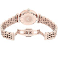 Emporio Armani T-Bar Gianni Rose Gold Dial Rose Gold Steel Strap Watch For Women - AR11059