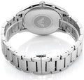 Emporio Armani Valente Quartz Black Dial Silver Steel Strap Watch For Men - AR11086