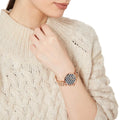 Emporio Armani Arianna Quartz Grey Dial Rose Gold Steel Strap Watch For Women - AR11220