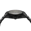 Emporio Armani Federico Chronograph Green Dial Black Steel Strap Watch For Men - AR11562