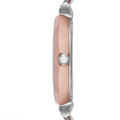 Emporio Armani Retro Mother of Pearl Dial Silver Mesh Bracelet Watch For Women - AR2067