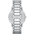 Emporio Armani Luigi Quartz Black Dial Silver Steel Strap Watch For Men - AR2499
