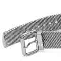 Emporio Armani Luigi Chronograph Blue Dial Silver Mesh Bracelet Watch For Men - AR80038