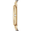 Emporio Armani Gianni T Bar White Dial Two Tone Steel Strap Watch For Women - AR8031