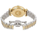 Emporio Armani Gianni T Bar White Dial Two Tone Steel Strap Watch For Women - AR8031