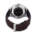 Armani Exchange Hampton Chronograph White Dial Brown Leather Strap Watch For Men - AX2187