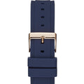 Guess Matrix Multifunction Blue Dial Blue Rubber Strap Watch for Men - GW0423G4