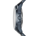 Armani Exchange Hampton Skeleton Grey Dial Blue Steel Strap Watch For Men - AX2401