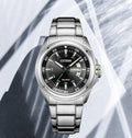 Citizen Eco Drive Urban Black Dial Silver Stainless Steel Watch For Men - AW0020-59EB