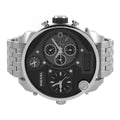 Diesel Mr Daddy 1.0 Black Dial Stainless Steel Stainless Watch For Men - DZ7221