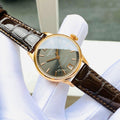 Tissot Chemin Des Tourelles Powermatic 80 Lady Brown Dial Brown Leather Strap Watch For Women - T099.207.36.447.00