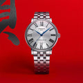 Tissot Carson Premium Silver Dial Silver Steel Strap Watch For Men - T122.410.11.033.00