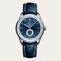 Breitling Premier Automatic 40mm Blue Dial Blue Leather Strap Mens Watch - A37340351C1P2