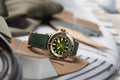 Breitling Superocean Automatic 42 Green Dial Green Rubber Strap Watch for Men - N17375201L1S1