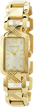 Burberry Heritage Silver Dial Brown Leather Strap Watch for Women - BU4213