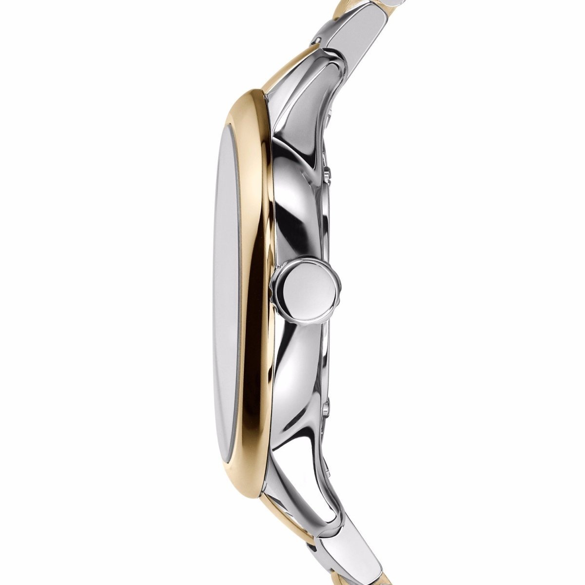 Burberry The Classic Champagne Gold Dial Two Tone Steel Strap Watch for Women - BU10118