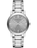 Burberry The City Silver Dial Silver Steel Strap Watch for Women - BU9035
