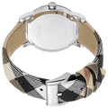 Burberry The City White Dial Brown Leather Strap Watch for Women - BU9113