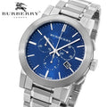 Burberry The City Blue Dial Silver Steel Strap Watch for Men - BU9363