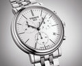 Tissot Carson Premium White Dial Silver Steel Strap Watch For Men - T122.417.11.011.00