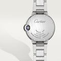 Cartier Ballon Bleu de Cartier Pink Dial Silver Steel Strap Watch for Women - WSBB0046