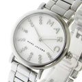Marc Jacobs Roxy White Dial Silver Steel Strap Watch for Women - MJ3568