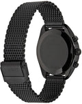 Tissot T Classic PR 100 Chronograph Black Dial Black Mesh Bracelet Watch For Men - T101.417.33.051.00