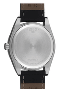 Tissot Gentleman Black Dial Black Leather Strap Watch For Men - T127.410.16.051.00