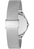 Calvin Klein Minimal Grey Dial Silver Mesh Bracelet Watch for Women - K3M221Y3