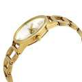 Calvin Klein Stately White Dial Gold Steel Strap Watch for Women - K3G2352W