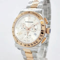 Salvatore Ferragamo 1927 Chrono Silver Dial Two Tone Steel Strap Watch for Men -  SFKZ00623