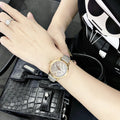 Burberry The Classic Quartz Grey Dial Grey Leather Strap Watch For Women - BU10119