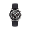Guess Altitude Chronograph Black Dial Black Rubber Strap Watch for Men - GW0332G1