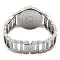Calvin Klein Stately Black Dial Silver Steel Strap Watch for Women - K3G2312S