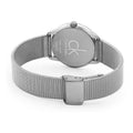 Calvin Klein Minimal Grey Dial Silver Mesh Bracelet Watch for Women - K3M53154