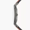 Fossil The Minimalist 3H Grey Dial Brown Leather Strap Watch for Men - FS5479