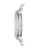 Michael Kors Madelyn Quartz Blue Dial Silver Steel Strap Watch For Women - MK6286