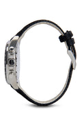 Hugo Boss Driver Black Dial Black Leather Strap Watch for Men -1513087