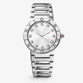 Bvlgari Bvlgari Bvlgari Lady Diamonds Silver Dial Silver Steel Strap Watch for Women - BVLGARI103696