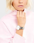Michael Kors Jaryn Quartz Silver Dial Silver Steel Strap Watch For Women - MK3499