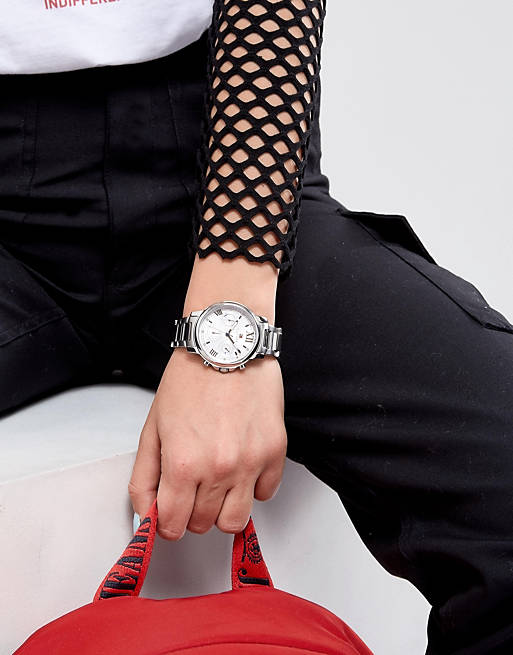 Tommy Hilfiger Claudia Silver Dial Silver Steel Strap Watch for Women - 1781741